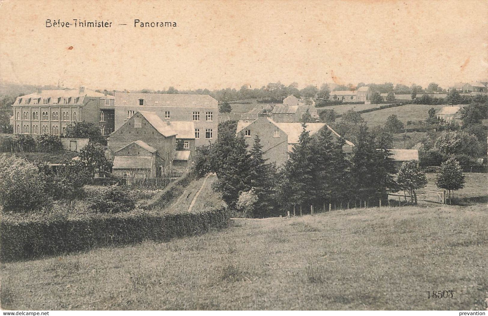 BEFVE-THIMISTER - Panorama - Carte Circulé En 1911 - Thimister-Clermont