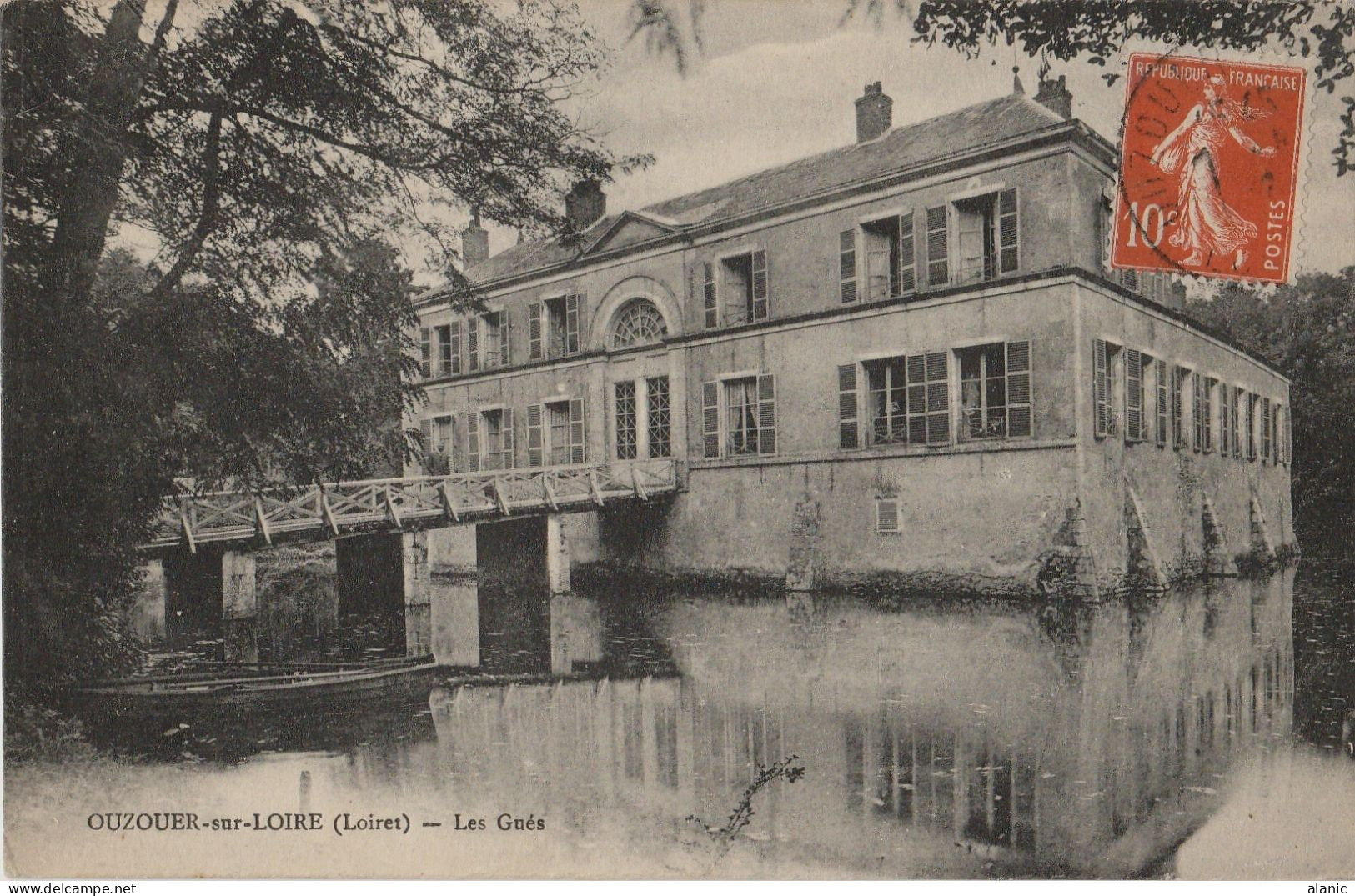 CPA-45- OUZOUER Sur LOIRE-LES GUES -  -CIRCULEE-  1948-TBE EDITION L.MARCHAND - Ouzouer Sur Loire