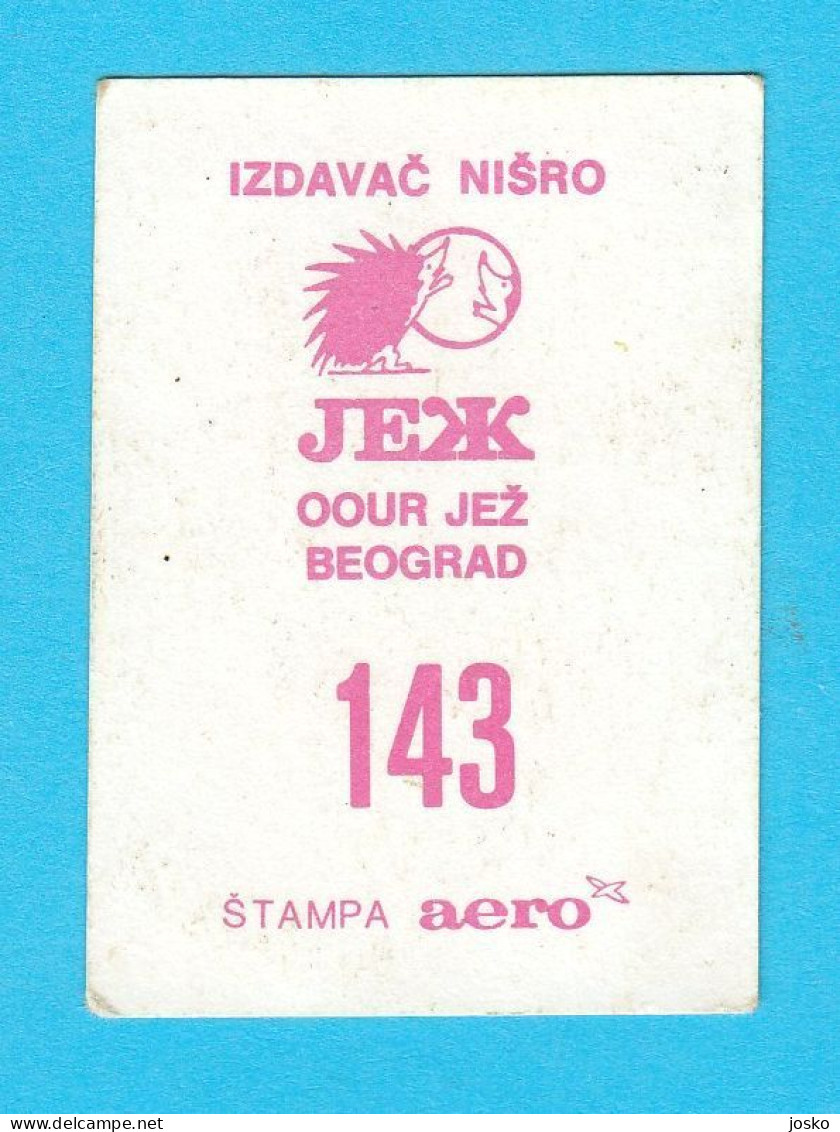 YUGOSLAV BASKETBALL TEAM - Vintage Basketball Card 1980s * Drazen Petrovic Stojko Vrankovic Drazen Dalipagic F. Arapovic - Ante-1980