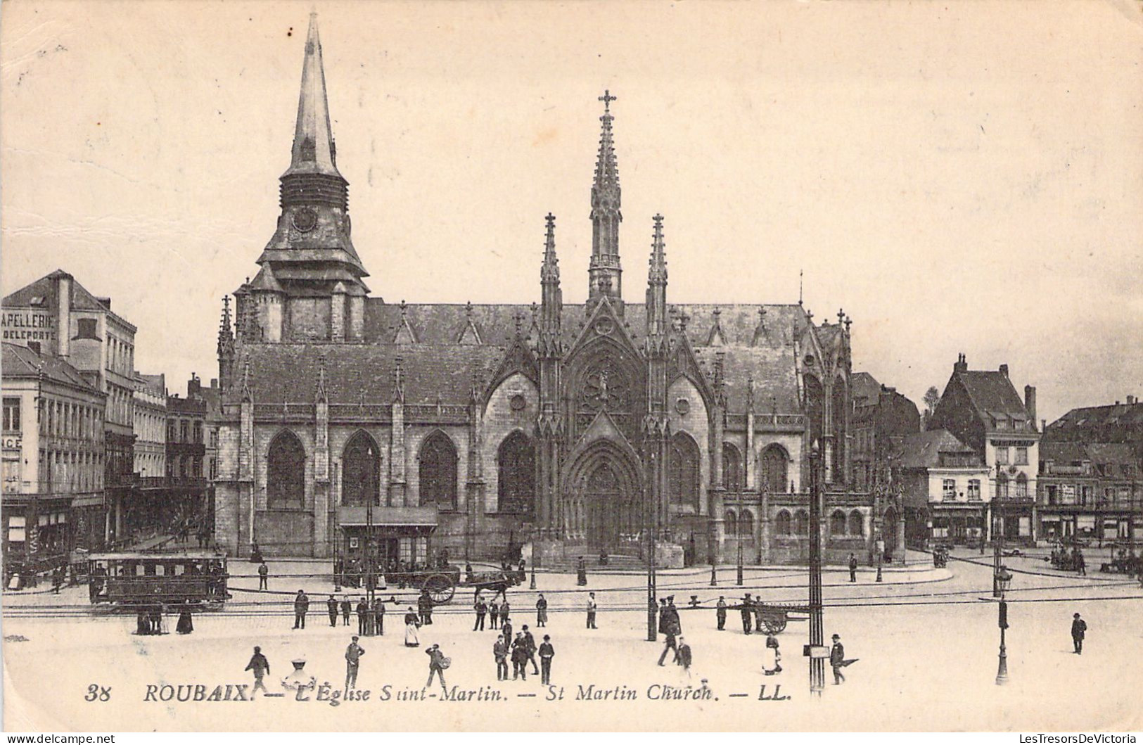 FRANCE - 59 - ROUBAIX - L'église Saint Martin - LL - Carte Postale Ancienne - Roubaix