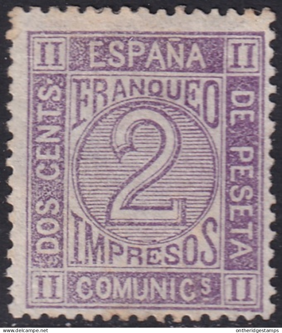 Spain 1872 Sc 176a Espana Ed 116a Yt 115 MNG(*) Experts Mark - Nuevos