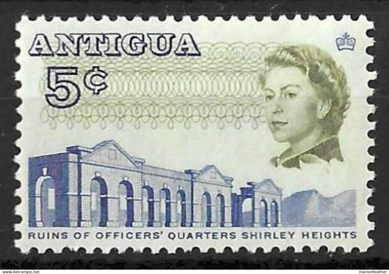 ANTIGUA....QUEEN ELIZABETH II...(1952-22..)......" 1966.."....5c......SG185......MNH... - 1960-1981 Ministerial Government