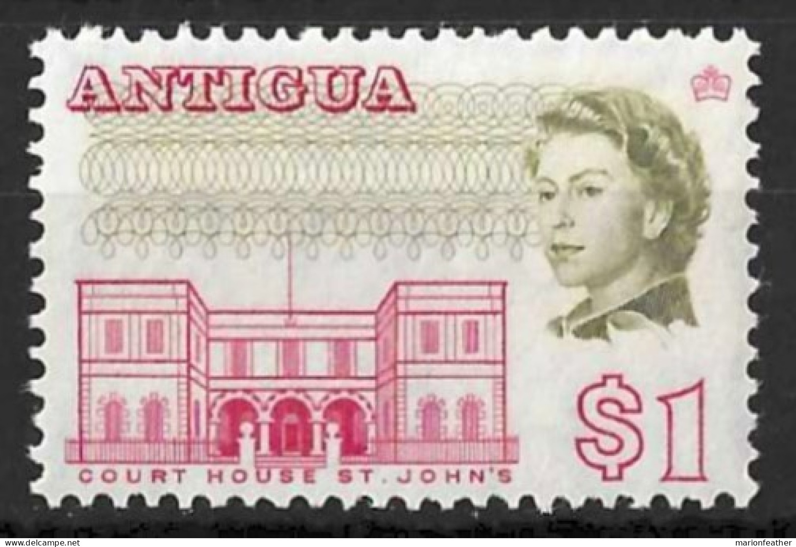 ANTIGUA....QUEEN ELIZABETH II...(1952-22..)......" 1966.."....$1........SG193.........MNH... - 1960-1981 Autonomie Interne