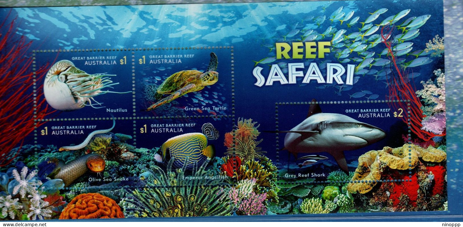 Australia ASC 3585 MS  2018 Reef Safari Miniature Sheet ,Mint Never Hinged - Sonstige & Ohne Zuordnung