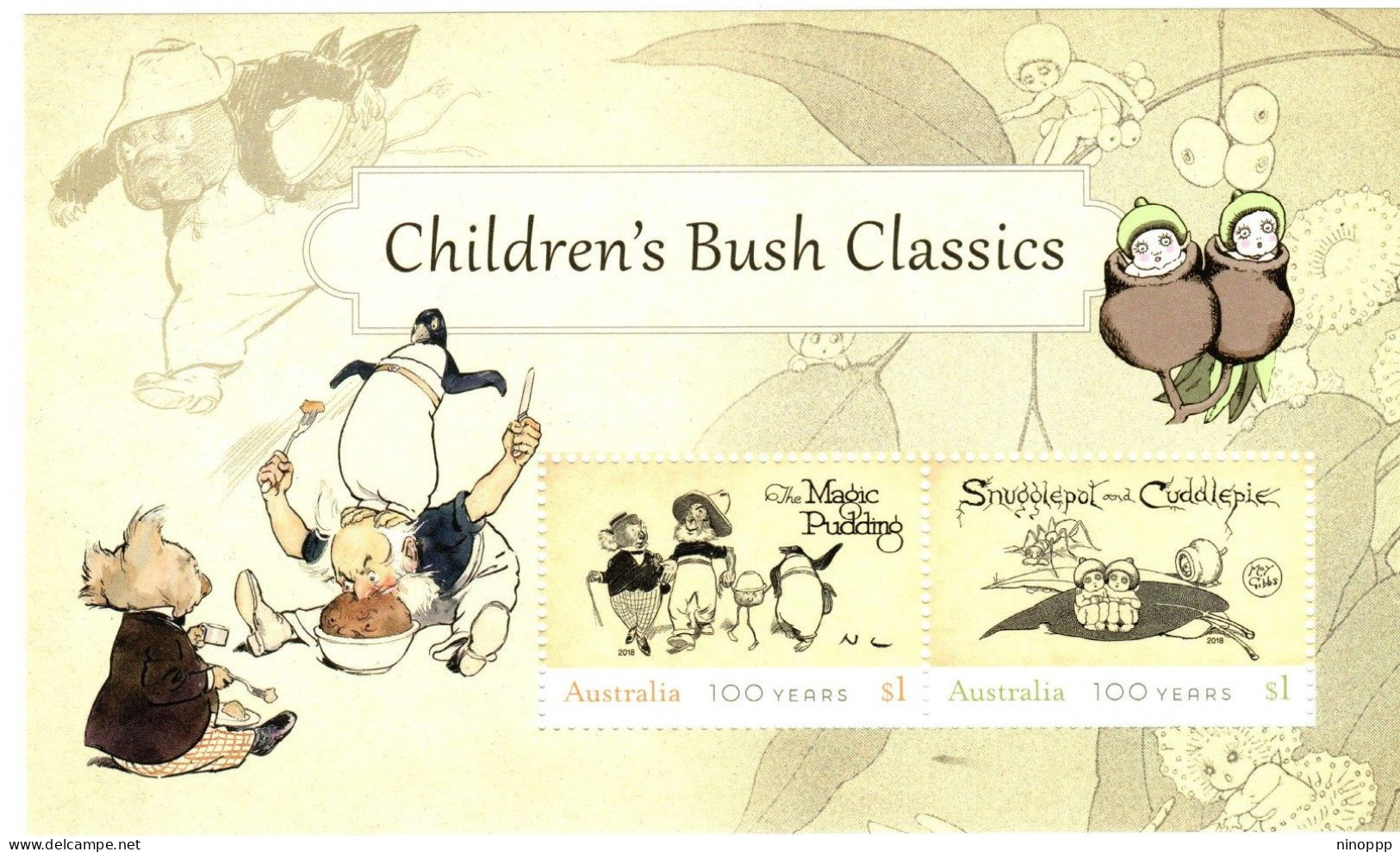 Australia ASC 3587MS  2018  Children Bush Classics, Souvenir Sheet,MNH - Other & Unclassified