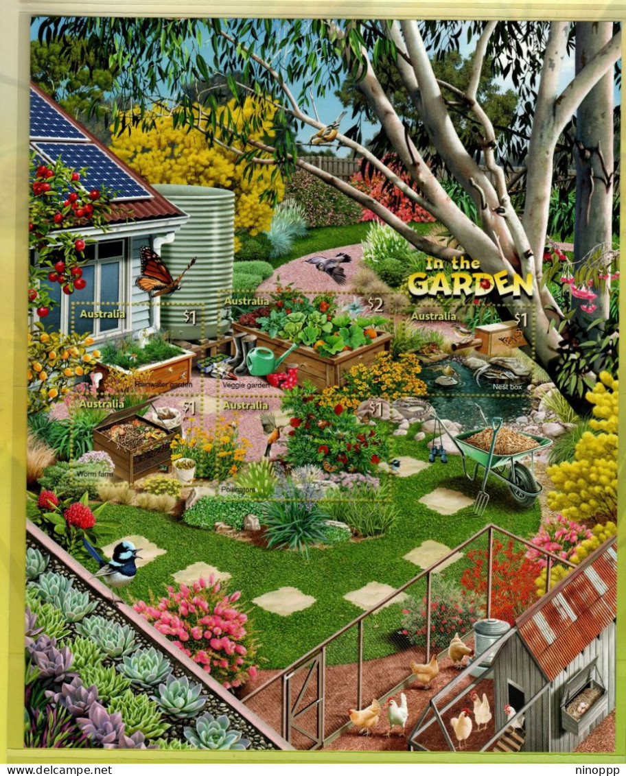 Australia ASC 3668 MS 2019  In The Garden Miniature Sheet ,Mint Never Hinged - Sonstige & Ohne Zuordnung