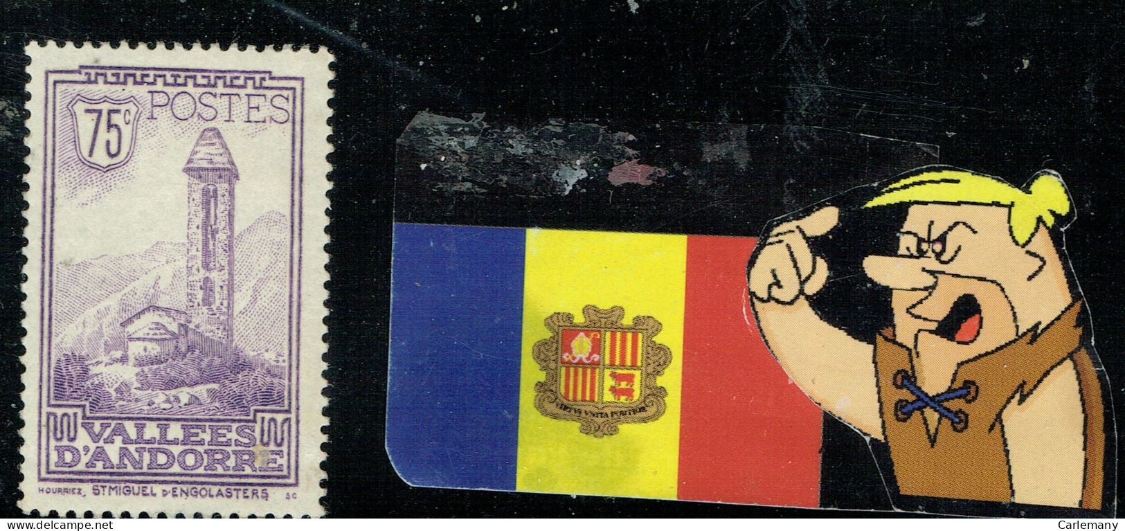 ANDORRA FR YVERT  37 NEUFS *** - Maschinenstempel (EMA)