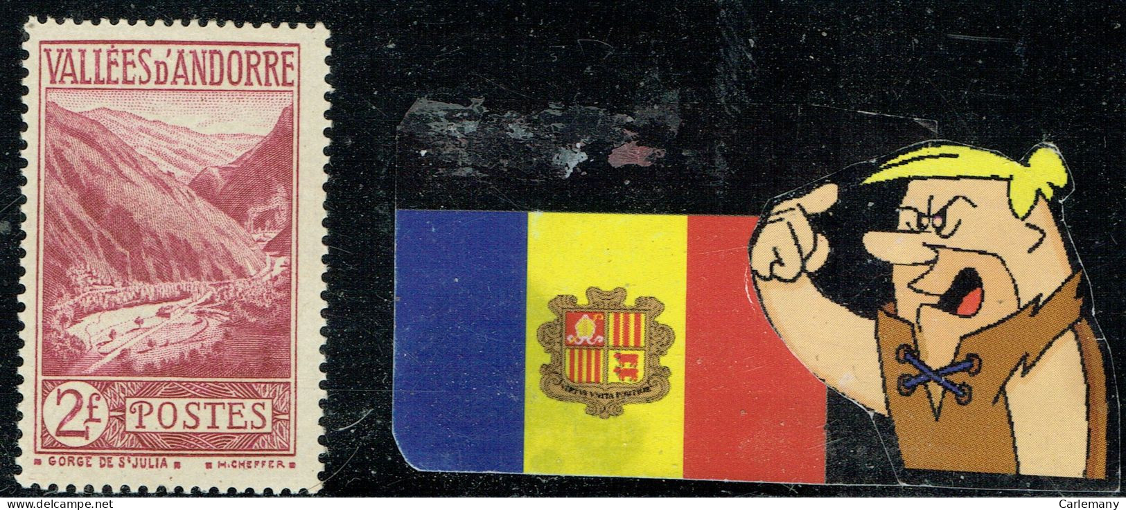 ANDORRA FR YVERT  41 NEUFS *** - Maschinenstempel (EMA)