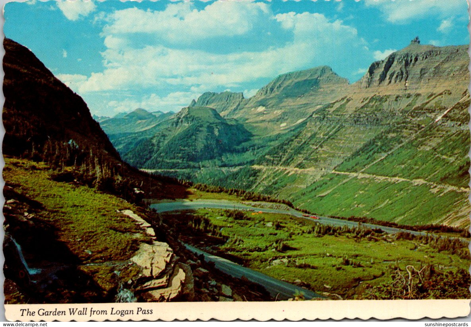 Montana Going-To-The-Sun Highway From Logan Pass - Sonstige & Ohne Zuordnung