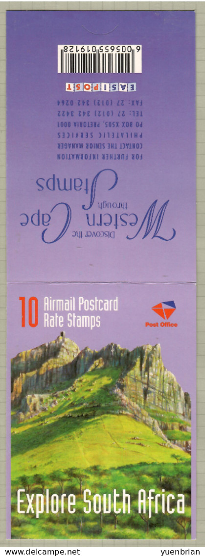 South Africa 1998, Bird, Birds, Ostrich, Booklet Of 2x Set Of 5v, MNH** - Straussen- Und Laufvögel