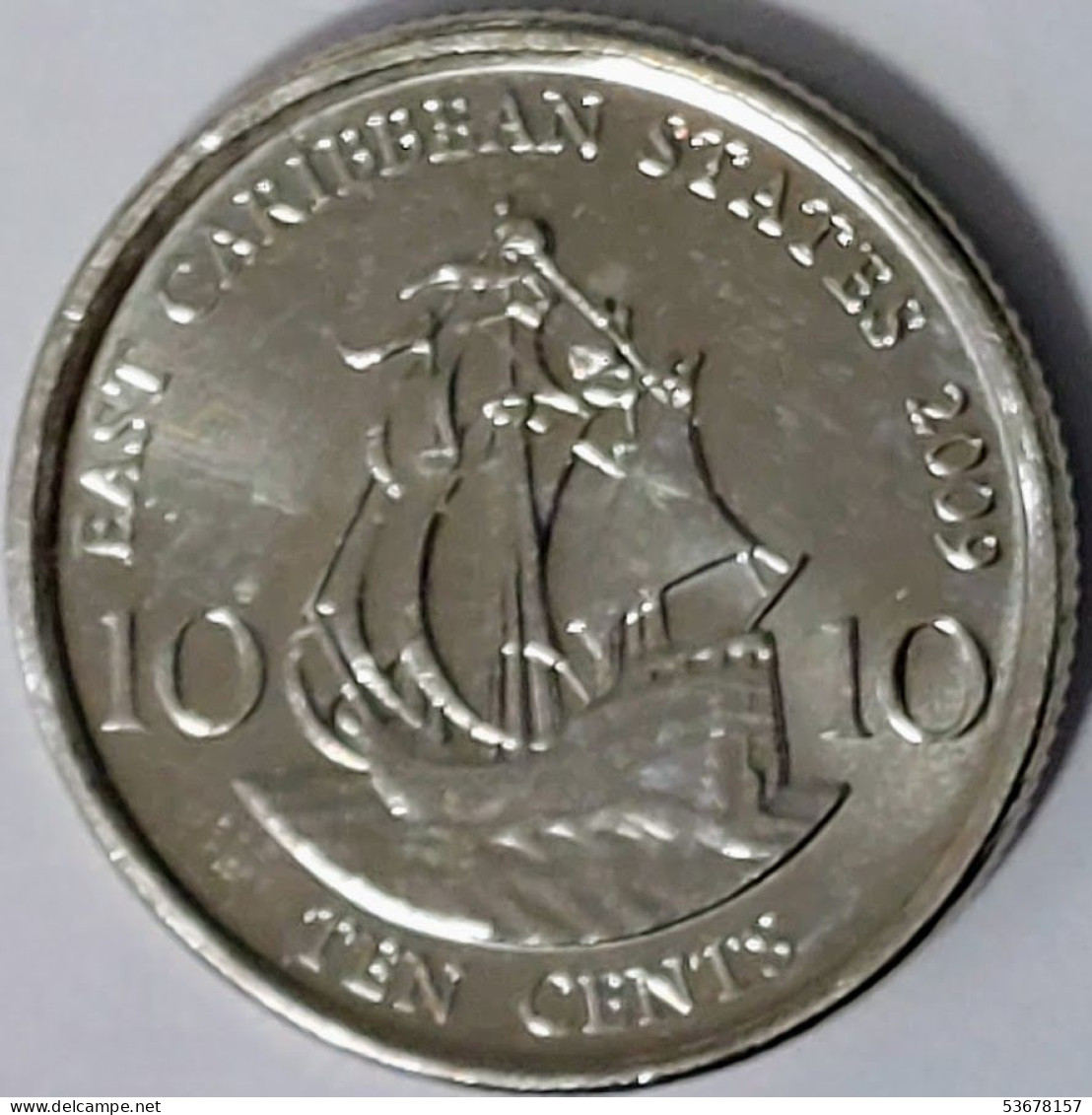 Eastern Caribbean States - 10 Cents 2009, KM# 37a (#2038) - Caraïbes Orientales (Etats Des)