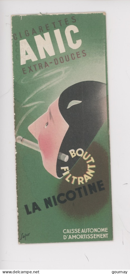 Fabien Fabiano 1882-1962 & Sepo 1895-1983 : Allumette Bois Casque D'or Cigarette Cigare, Anic Cigarettes (marque-pages) - Fabiano