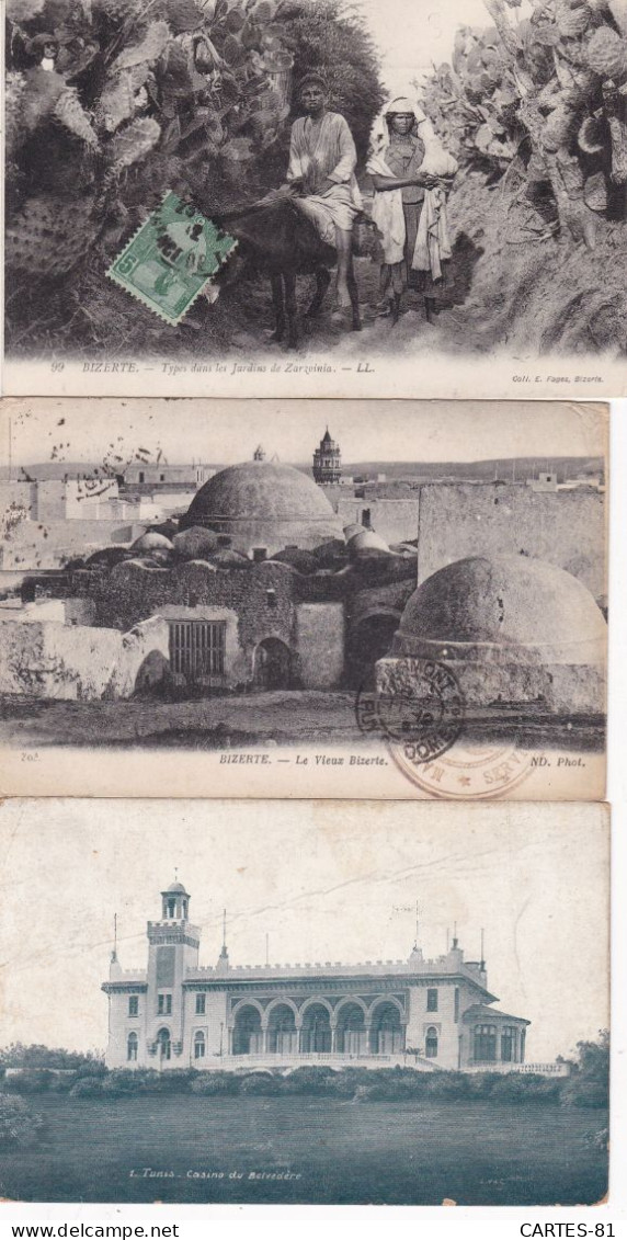 CPA//2765......5 CPA TUNISIE ...BIZERTE - 5 - 99 Postcards