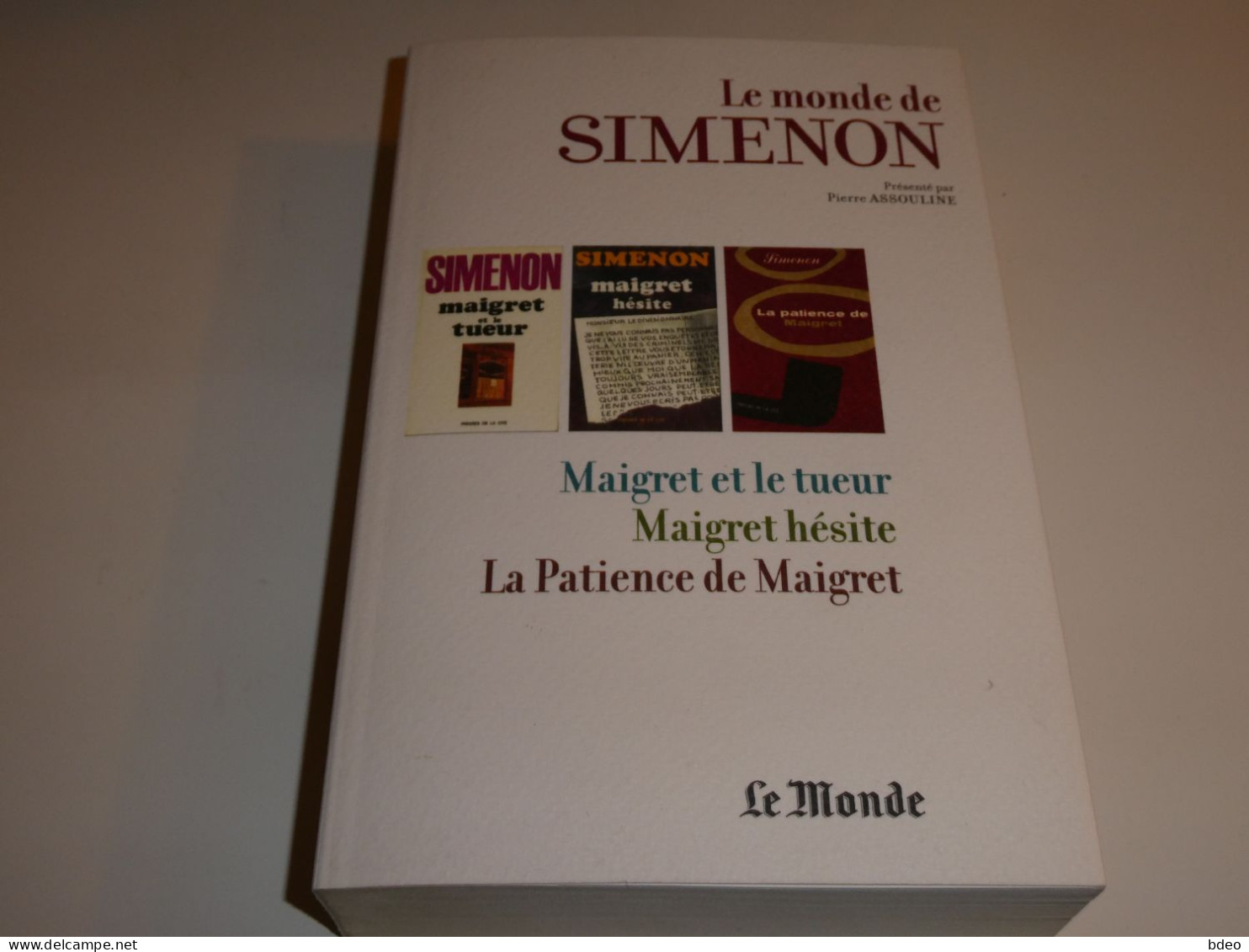 LE MONDE DE SIMENON TOME 23/ BE - Simenon