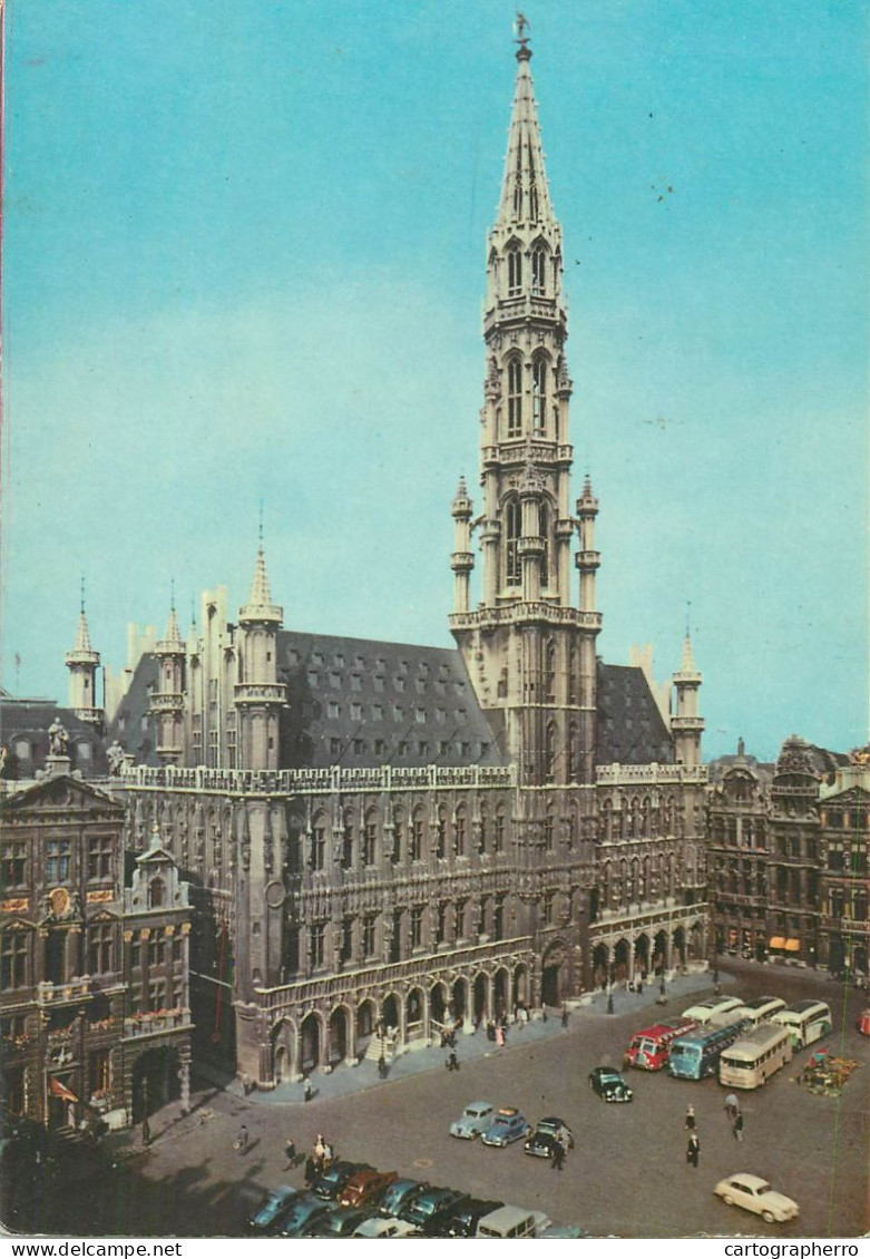 Belgium Bruxelles Town Hall And Square - Places, Squares