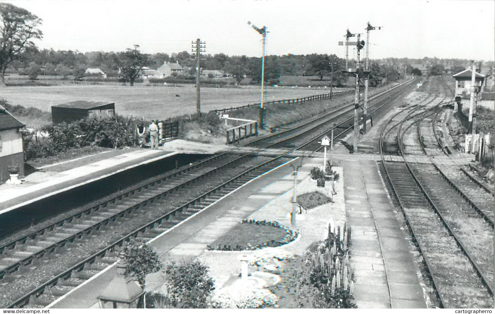 Buckinghamshire Verney Junction train railway station lot of 13 photos 9 x 14 cm