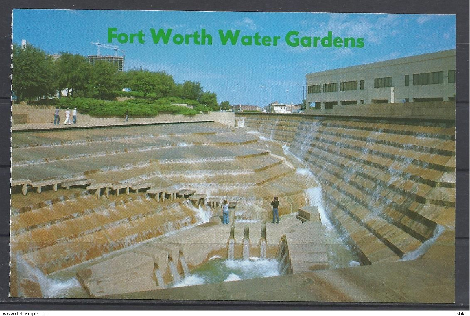 United  States, TX, Fort Worth, Water Gardens. - Fort Worth