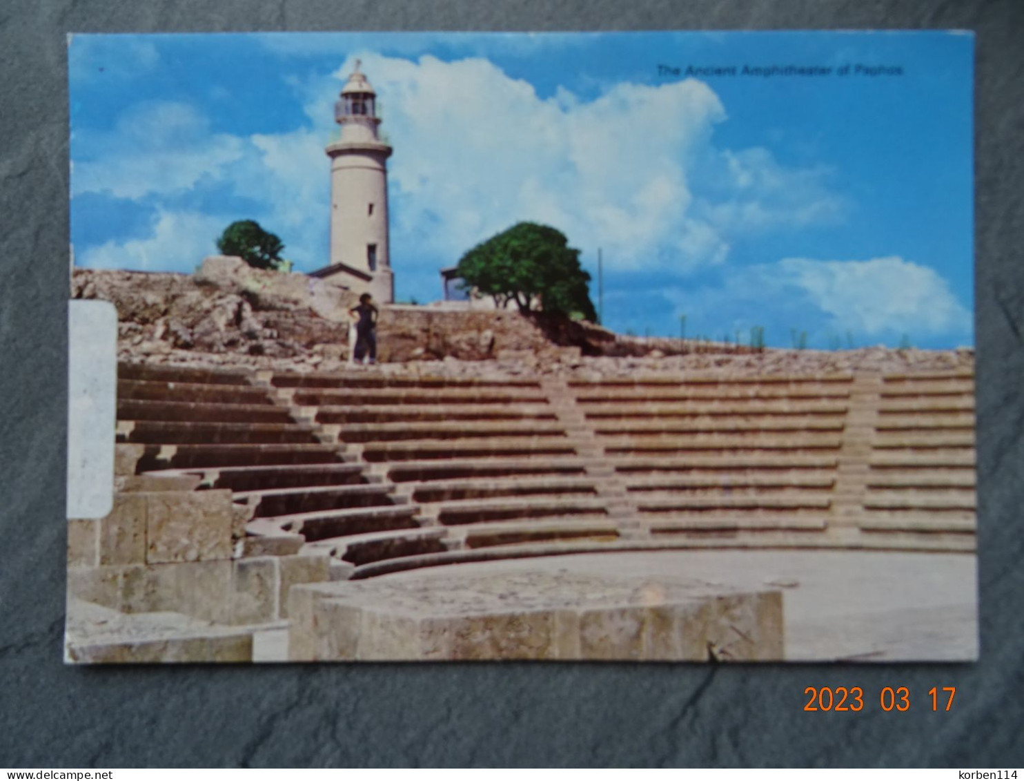 THE ANCIENT AMPHITHEATER OF PAPHOS - Chypre