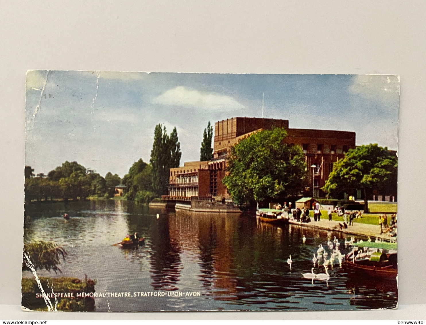 Stratford Upon Avon - Shakespeare Memorial Theatre, Used Postcard - Stratford Upon Avon