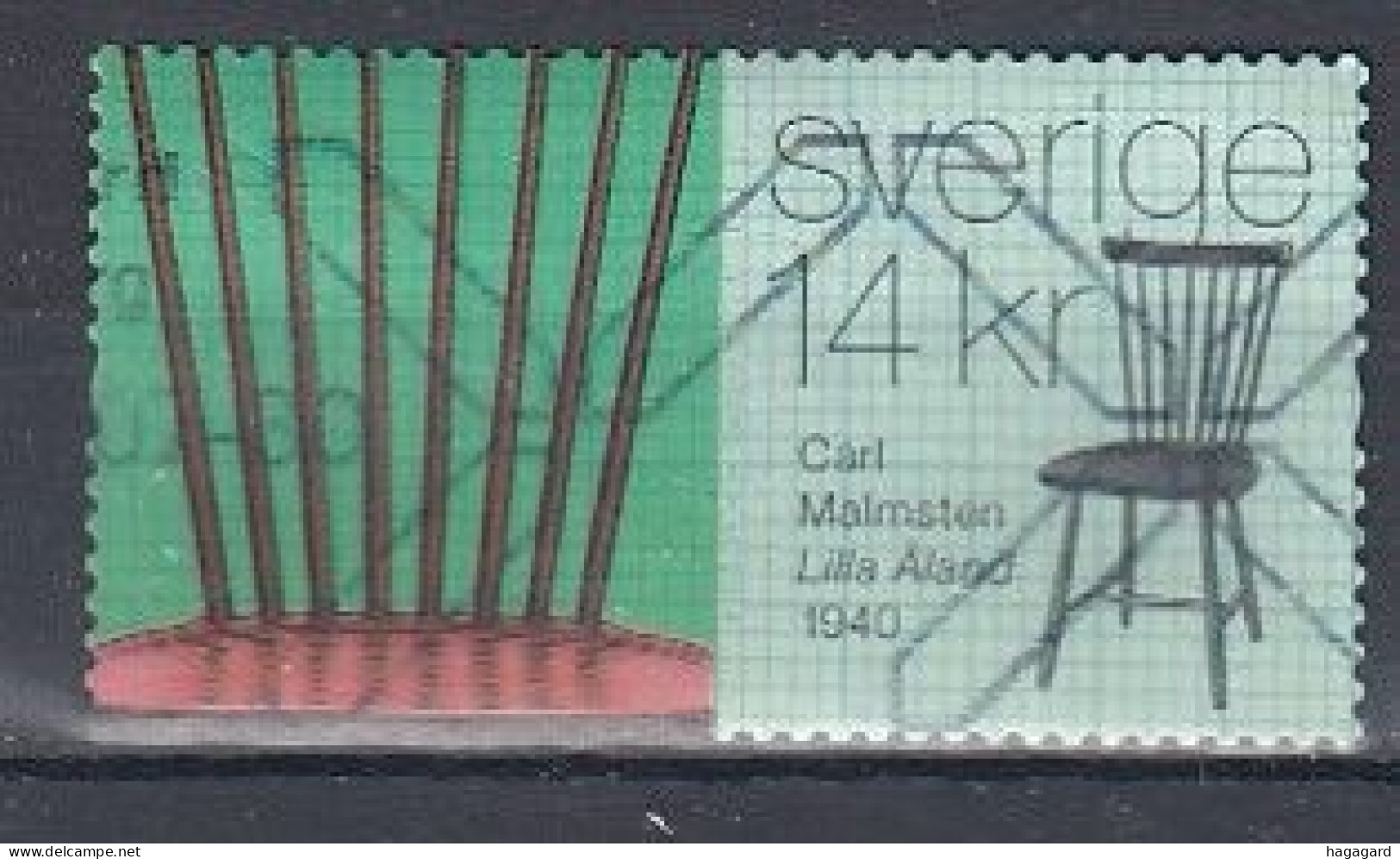 Sweden 2014. Chair Design. Michel 3011. Used - Used Stamps