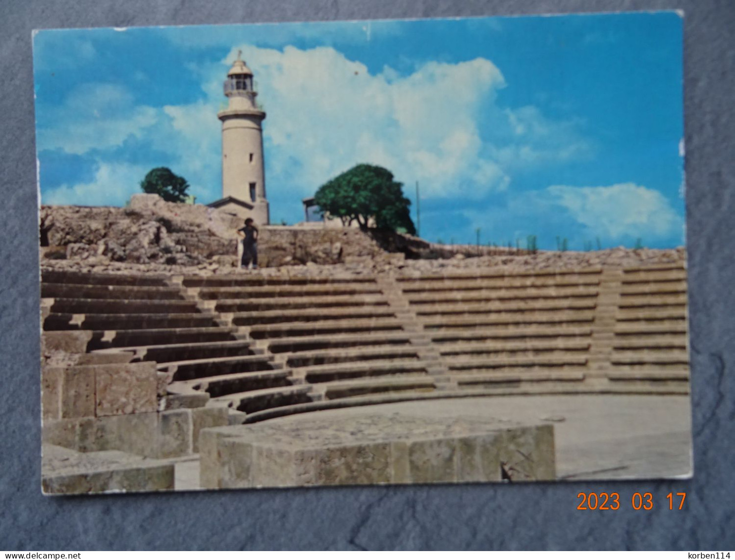 THE ANCIENT AMPHITHEATER OF PAPHOS - Chypre