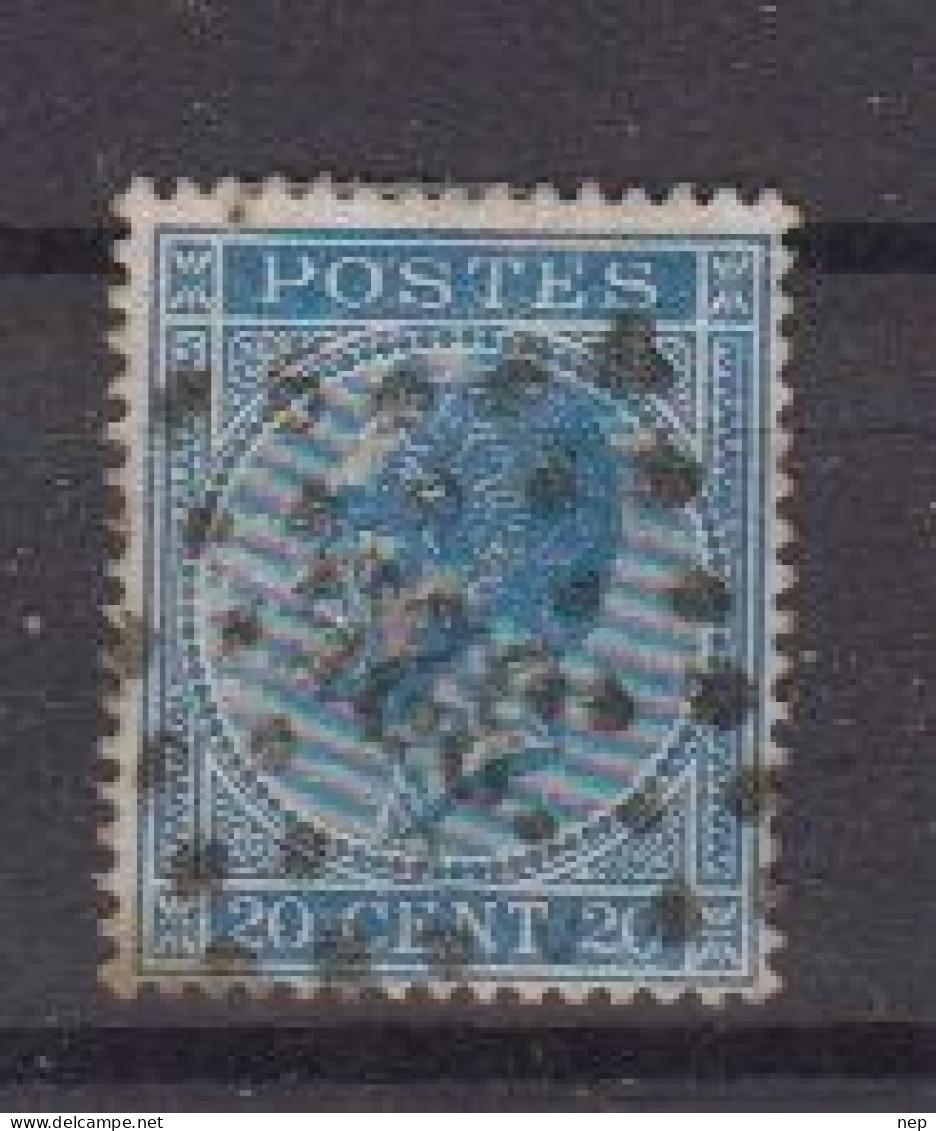 BELGIË - OBP - 1865/66 - Nr 18 A (T/D 15) - (PT 325 - ST - JOSSE - TEN - NOODE)  - Coba  + 2.00€ - Puntstempels