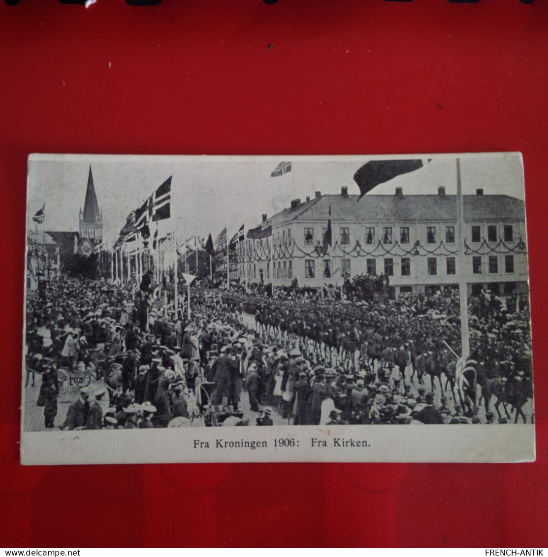 FRA KRONINGEN 1906 FRA KIRKEN - Norway