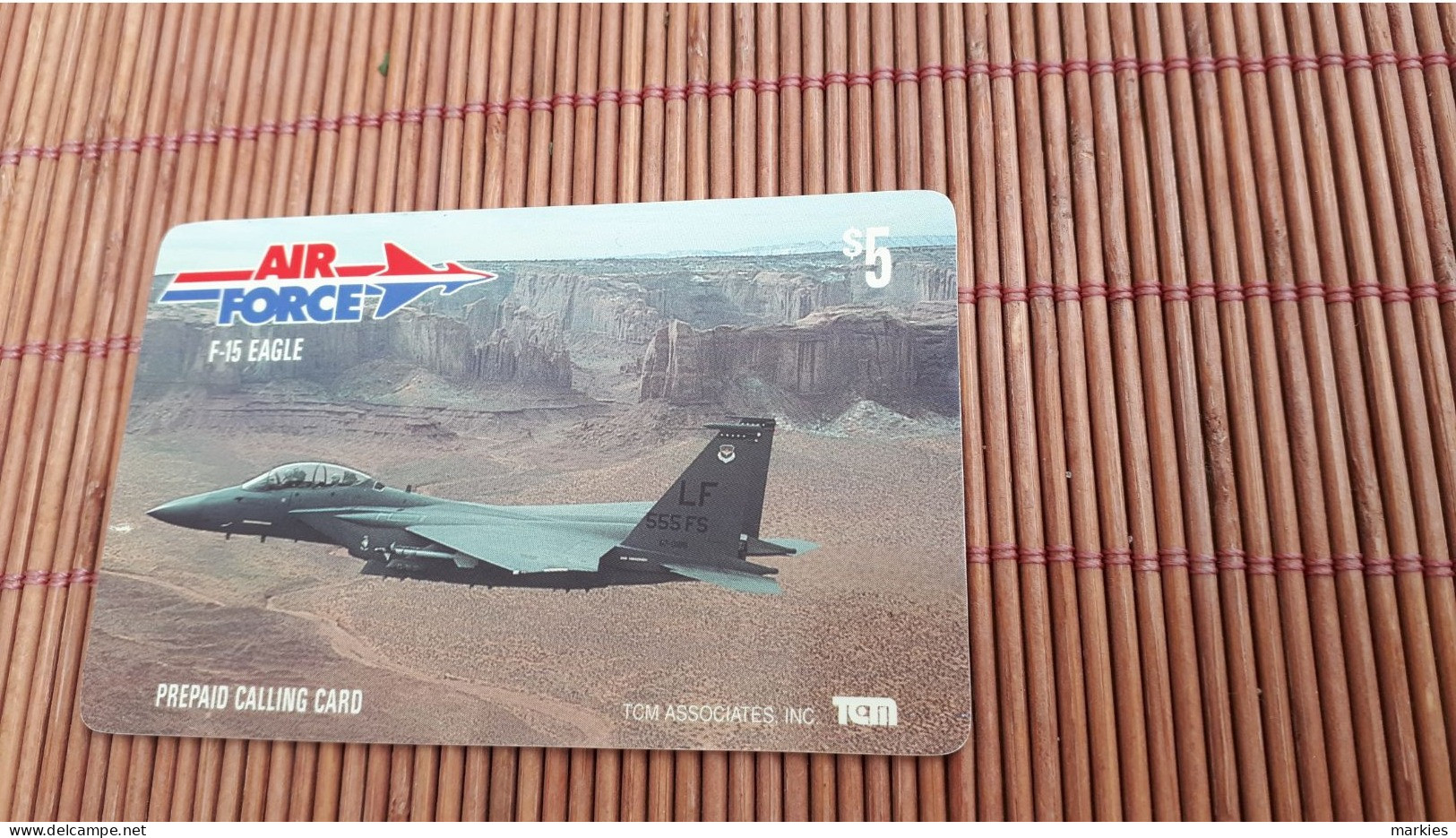 Airforce Airpalne 5 $ (Mint,new) F15 Eagle 2 Scans  Very Rare - Aviones