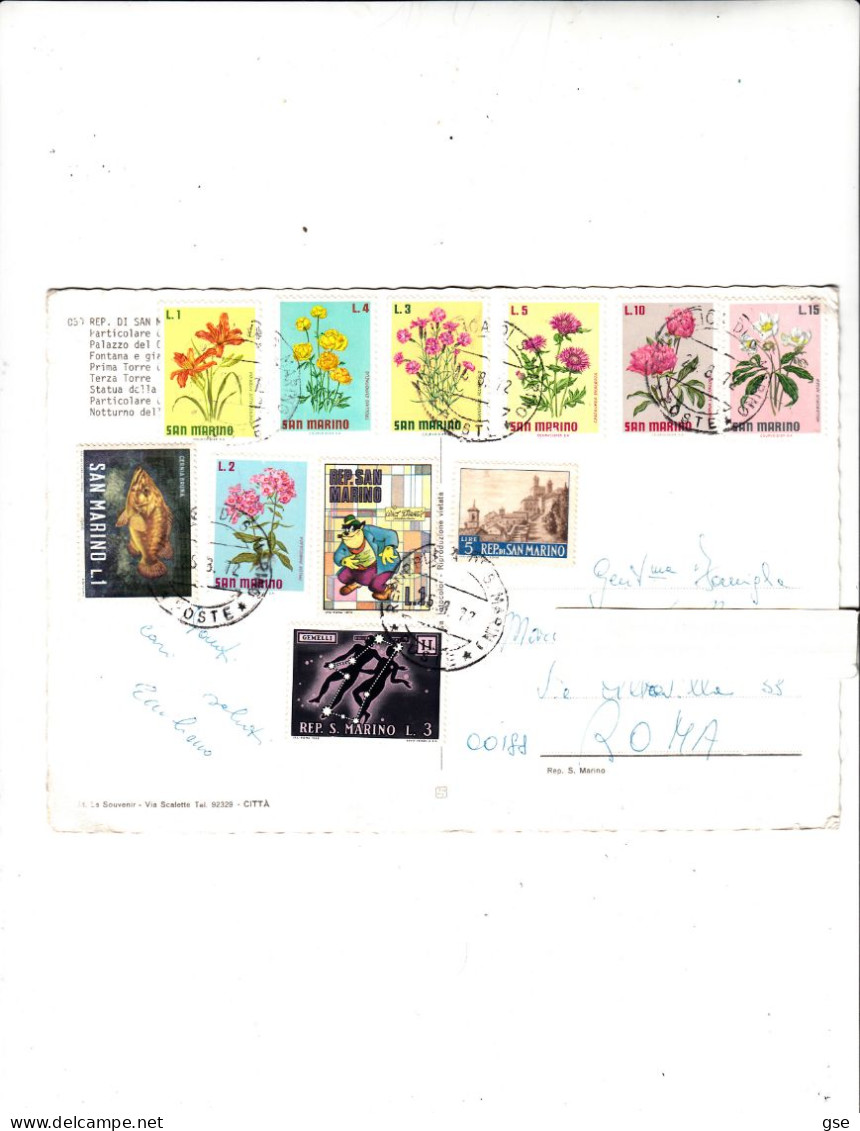 SAN MARINO  1972 - Cartolina - Lettres & Documents