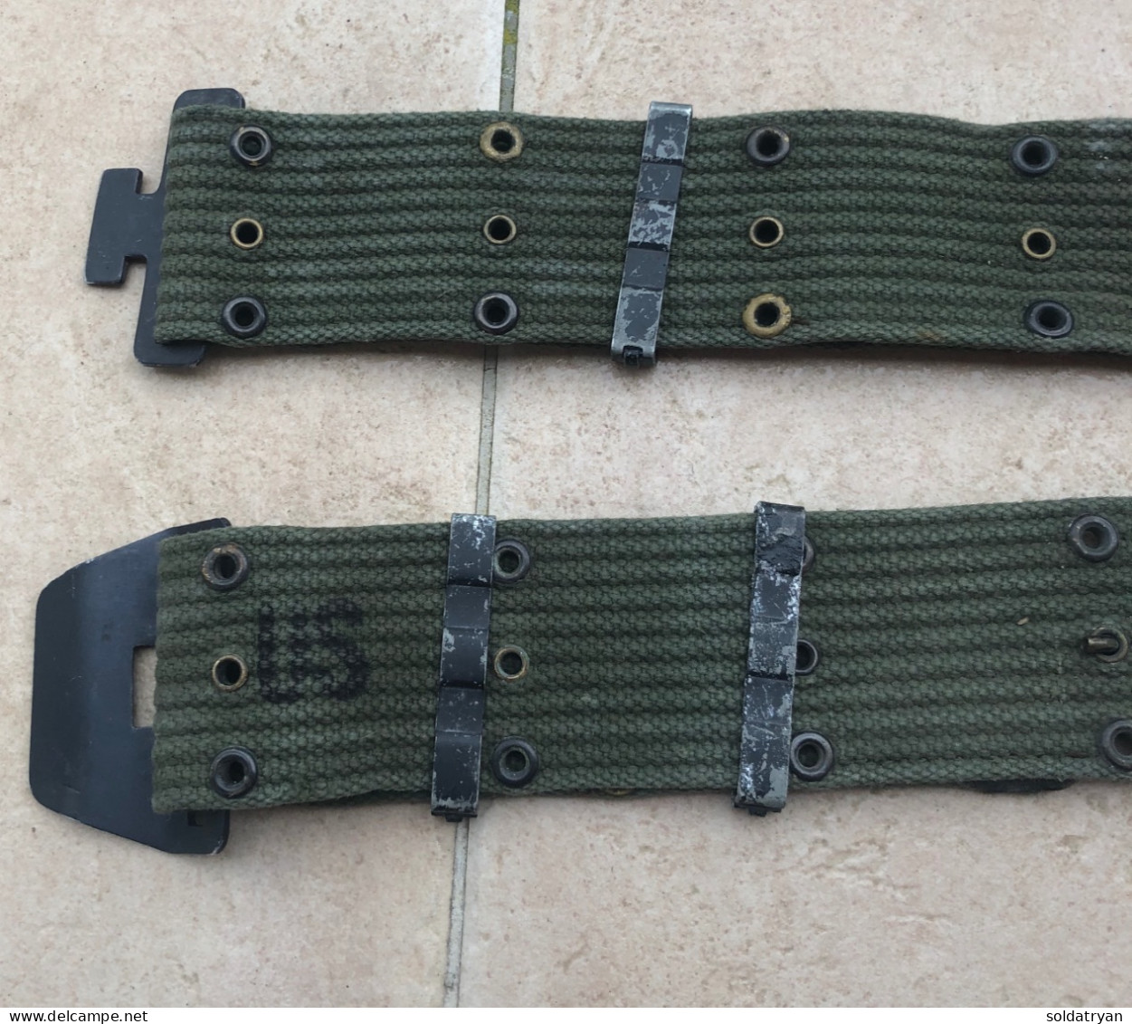 Us army web belt clearance