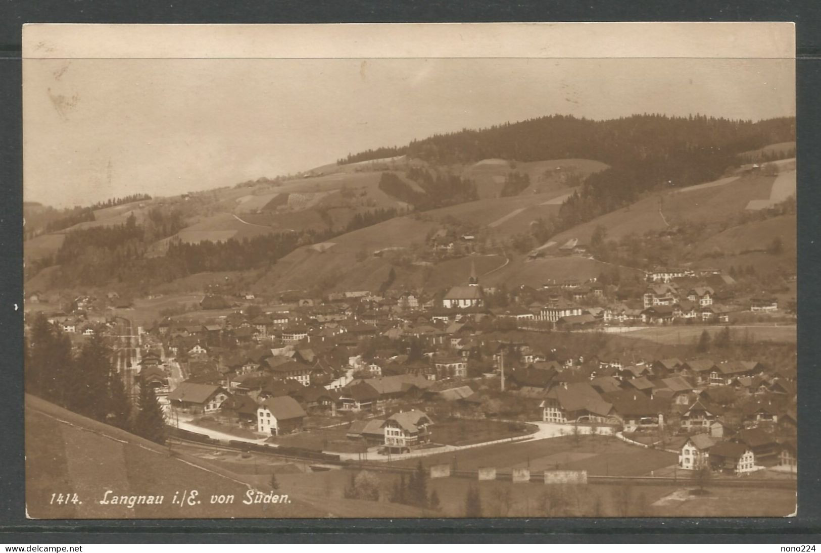 Carte P De 1917 ( Langnau I./ E. Von Süden ) - Langnau Im Emmental