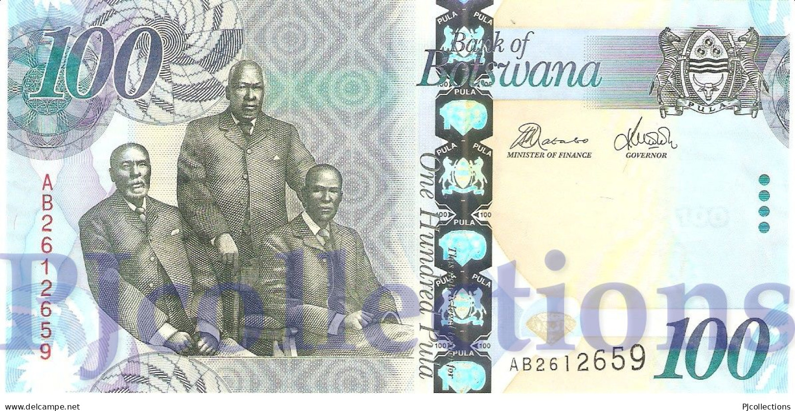 BOTSWANA 100 PULA 2010 PICK 33b UNC - Botswana