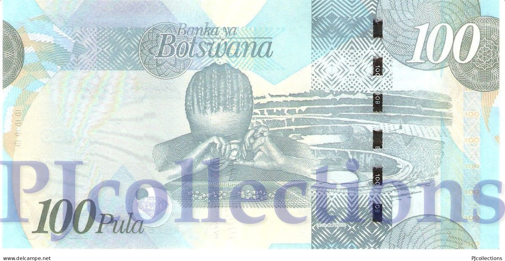 BOTSWANA 100 PULA 2010 PICK 33b UNC - Botswana