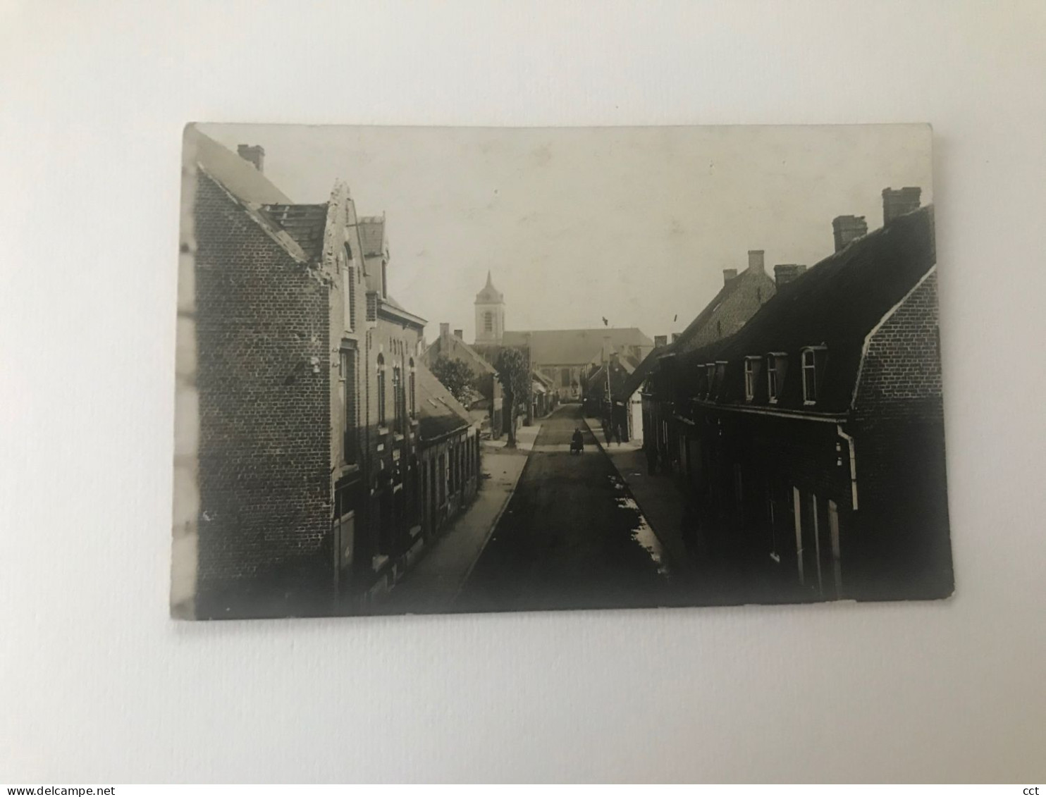 Ledegem  FOTOKAART Van Het Centrum Tijdens De Eerste Wereldoorlog - Ledegem