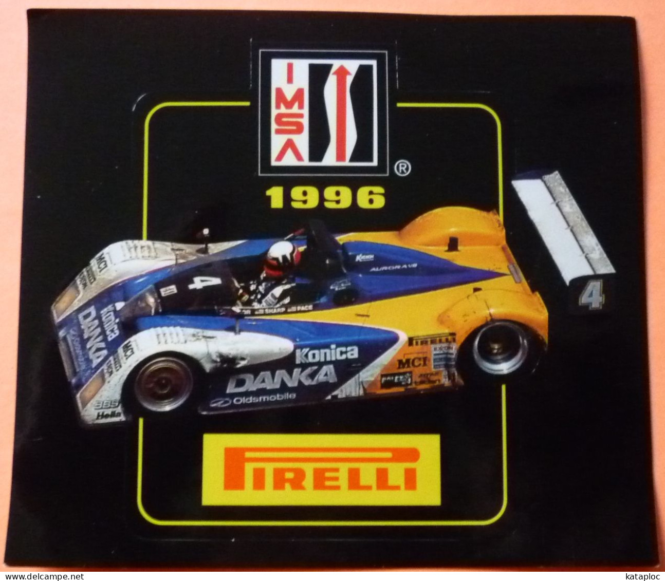 AUTOCOLLANT STICKER -  IMSA 1996 PIRELLI - COURSE AUTOMOBILE - Autres & Non Classés