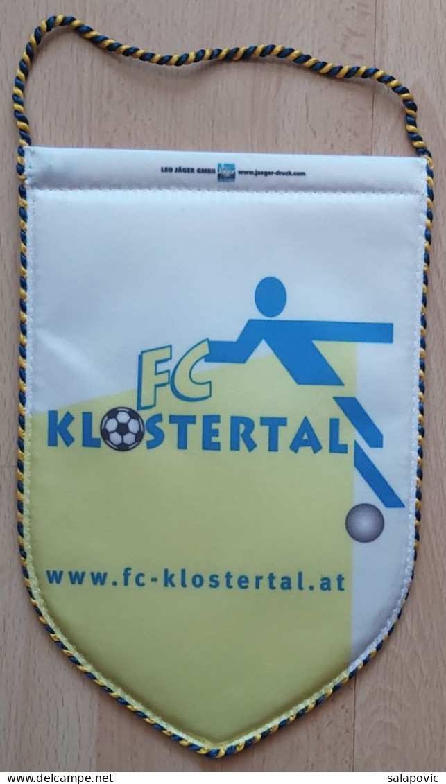 FC Klostertal Austria Football Club SOCCER, FUTBOL, CALCIO  PENNANT, SPORTS FLAG ZS 2/19 - Bekleidung, Souvenirs Und Sonstige