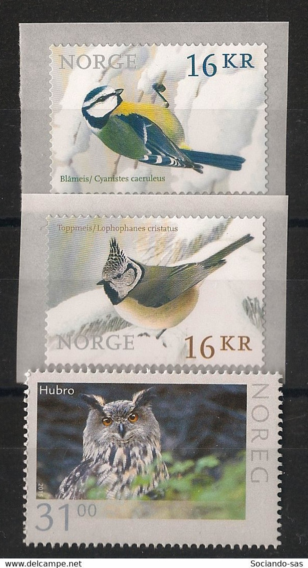 NORWAY - 2015 - N°Yv. 1812 à 1814 - Oiseaux / Birds - Neuf Luxe ** / MNH / Postfrisch - Ungebraucht