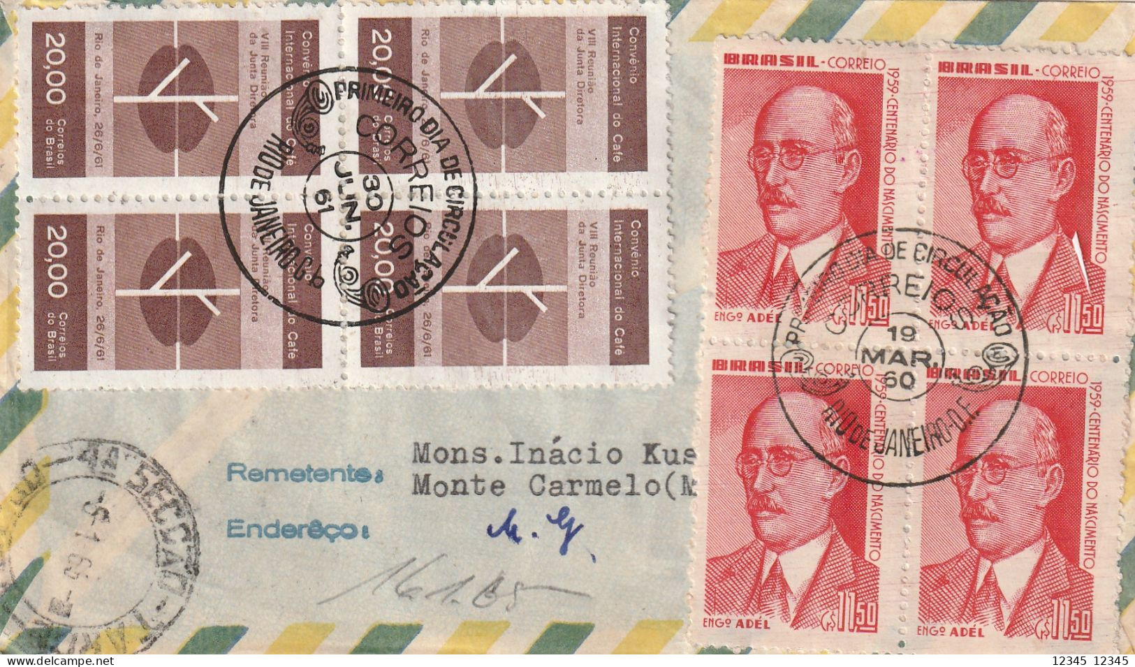 Brazilië 1965, Letter To Germany - Briefe U. Dokumente