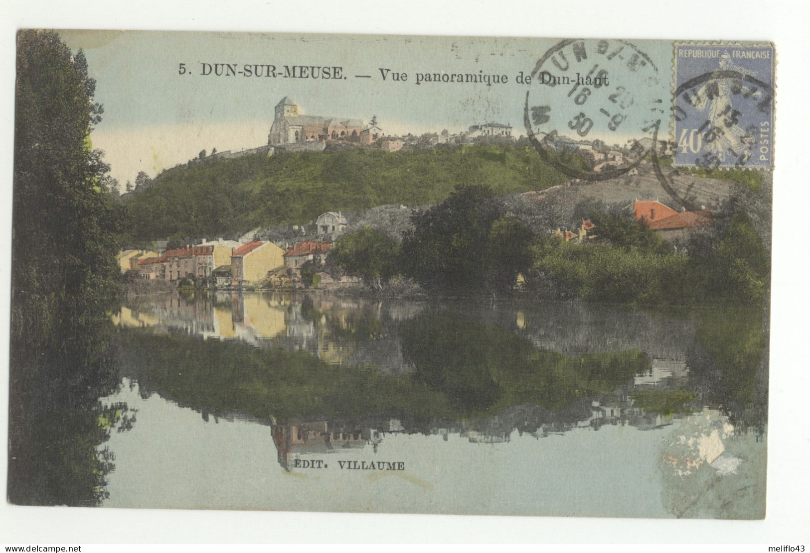 55/ CPA - Dun Sur Meuse - Vue Panoramique De Dun Haut - Dun Sur Meuse