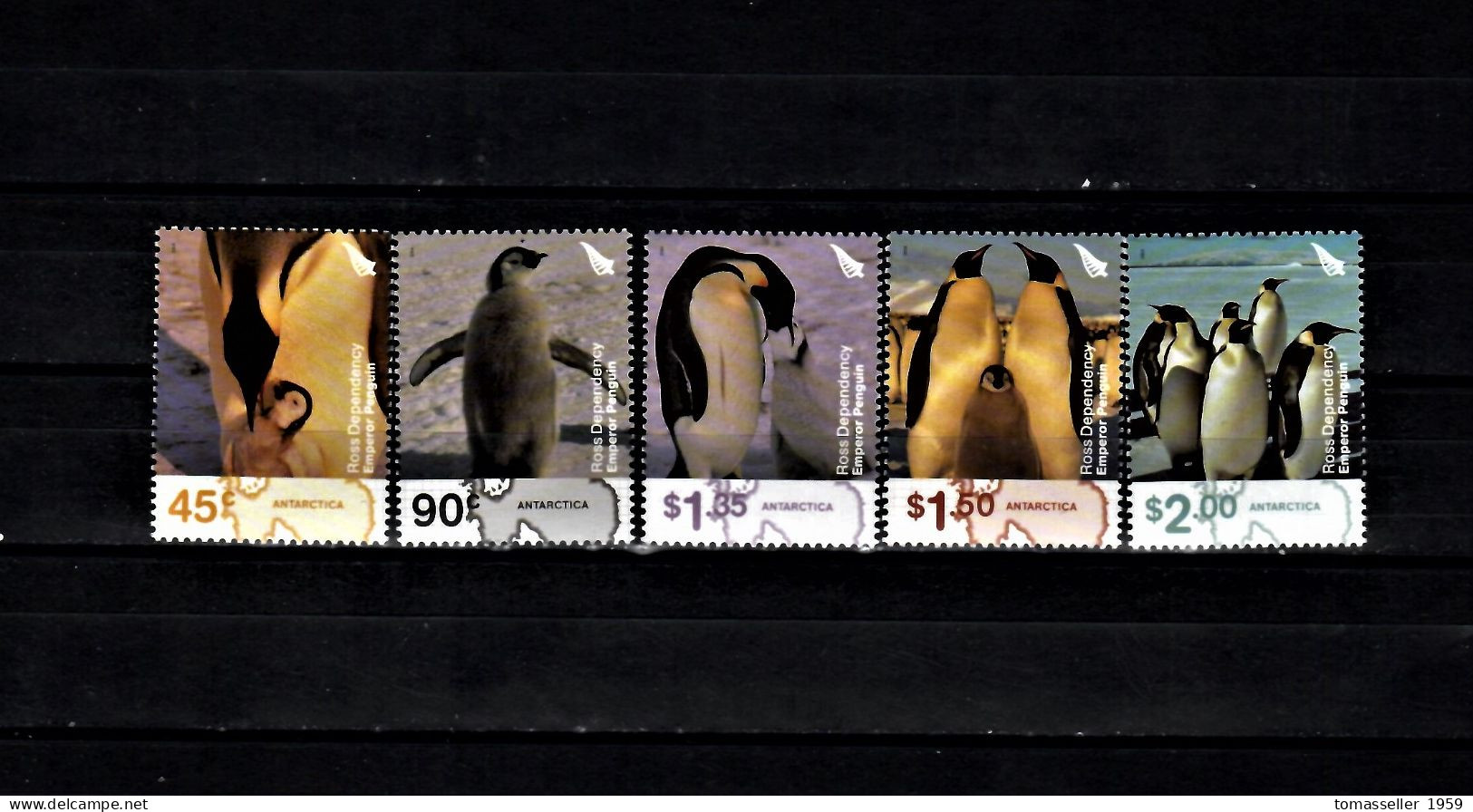 Ross Dependency (New Zealand)-2004 Birds - Emperor Penguin  - 5v.MNH** - Nuovi