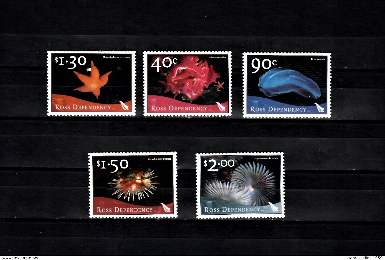 Ross Dependency (New Zealand)-2003 Marine Life  -5v.MNH** - Ongebruikt