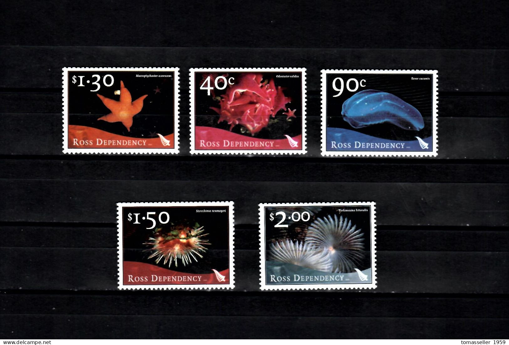 Ross Dependency (New Zealand)-2003 Marine Life  -5v.MNH** - Neufs