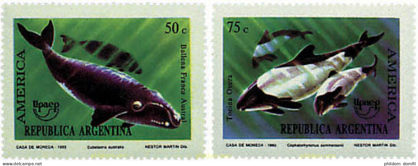 48176 MNH ARGENTINA 1993 AMERICA-UPAEP 1993 - FAUNA EN VIA DE EXTINCION - Oblitérés