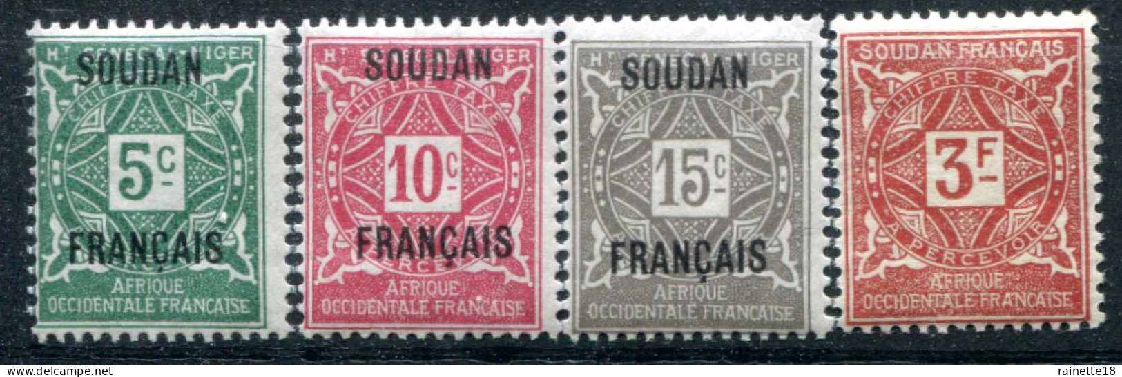 Soudan         Taxes  1/3 * - 20 * - Unused Stamps