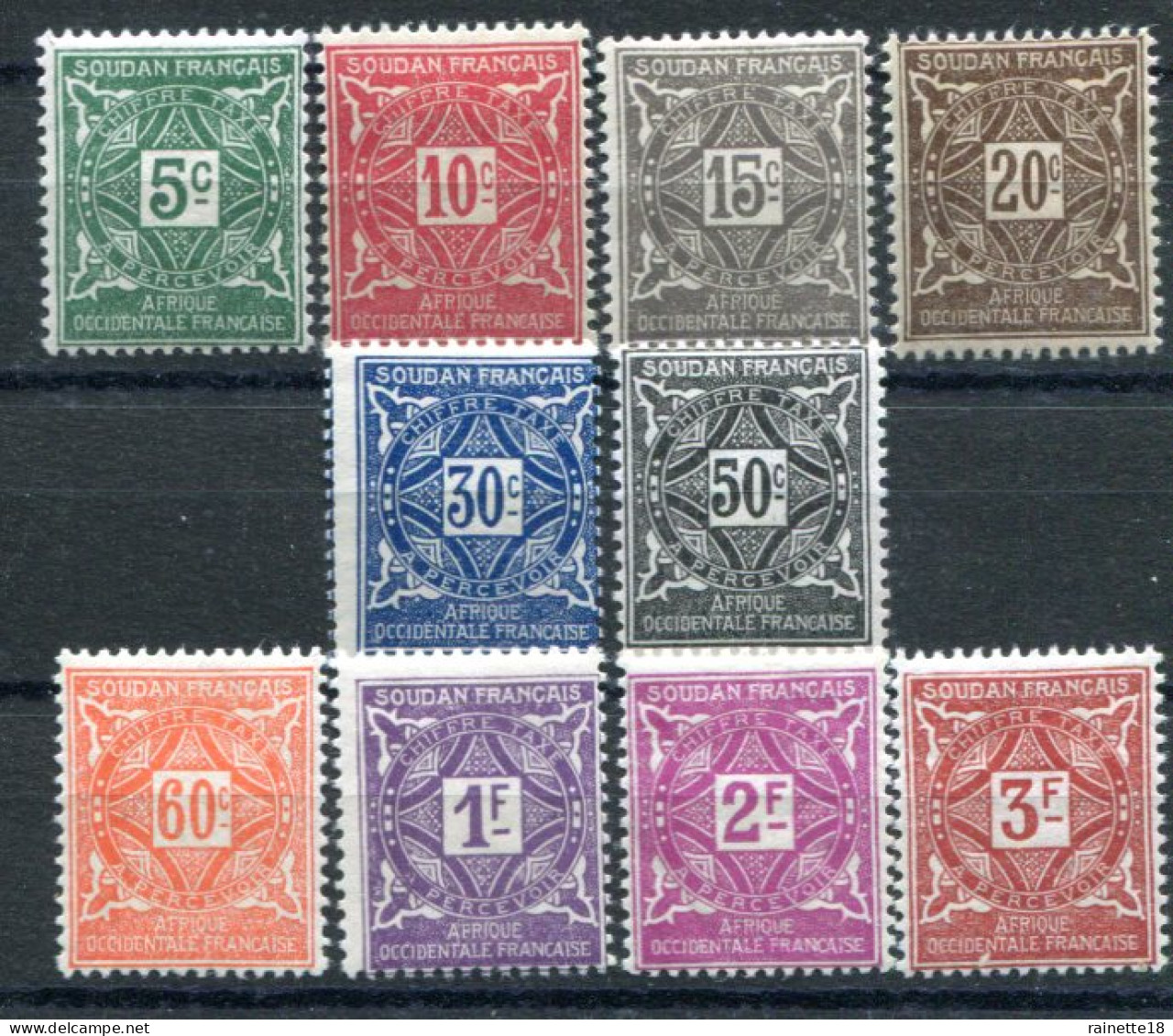 Soudan          Taxes   11/20 * - Unused Stamps