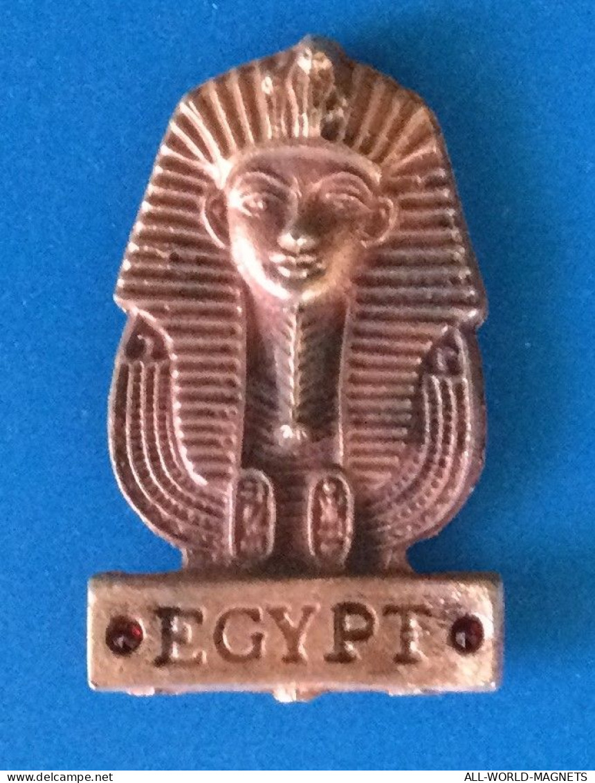 Ancient Egypt, Pharaoh Ramses King Metal Fridge Magnet, Souvenir, From Egypt - Toerisme