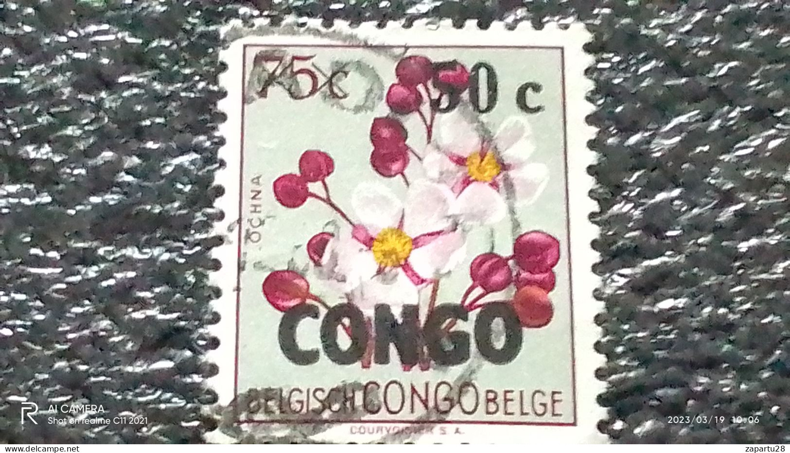 KONGO HALK CUMHURİYETİ-1960-70- 75/50C     USED - Oblitérés