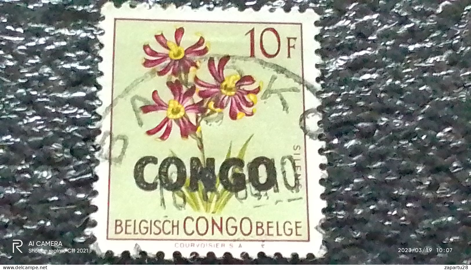 KONGO HALK CUMHURİYETİ-1960-70-      10FR     USED - Used Stamps