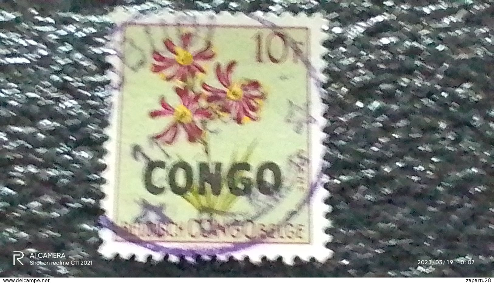 KONGO HALK CUMHURİYETİ-1960-70-      10FR     USED - Oblitérés