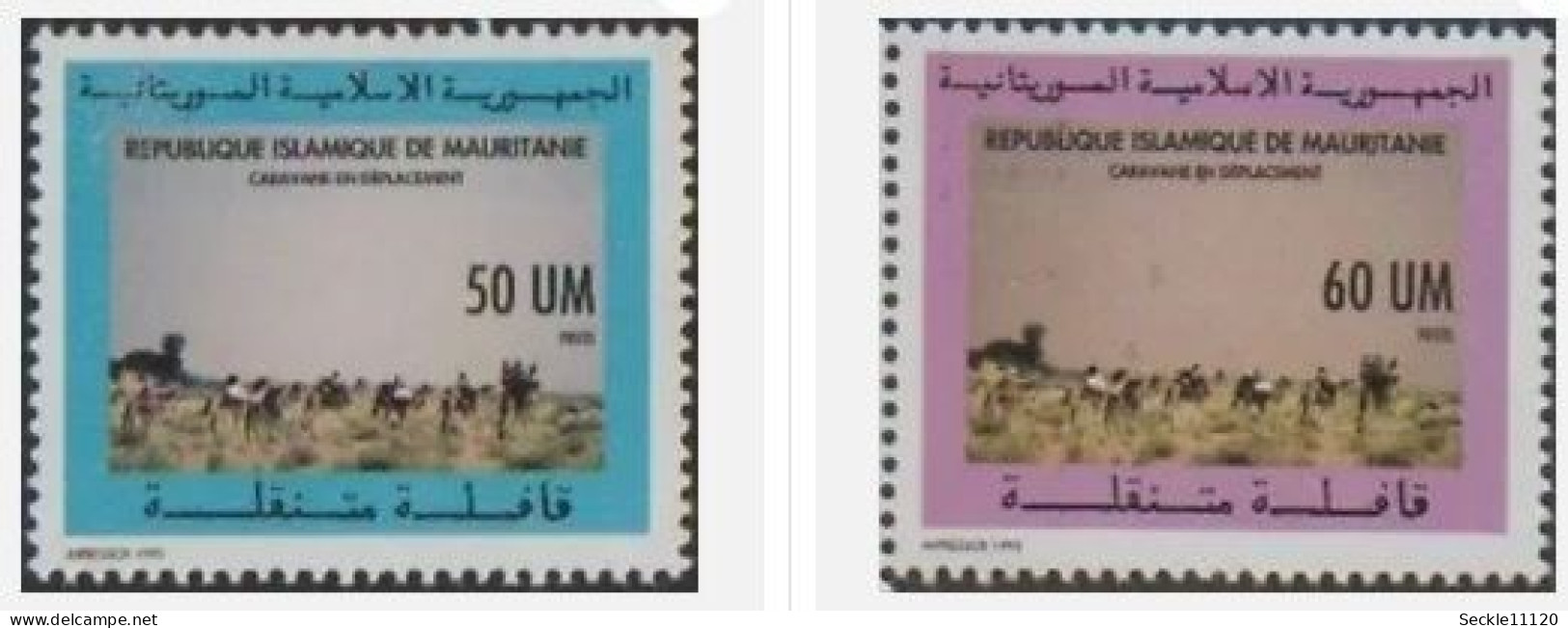 Mauritanie Mauritania - 1993 - 666 / 667 - Caravane - MNH - Mauritanie (1960-...)